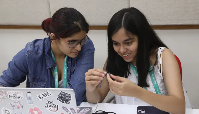 Ashoka University students working together
