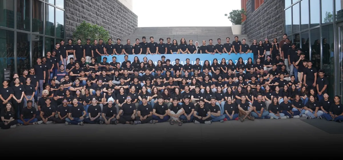 Plaksha University students on campus