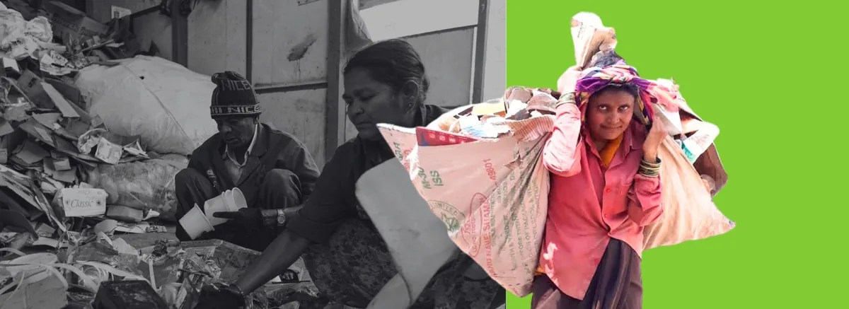 Hasiru Dala members at work in inclusive waste management